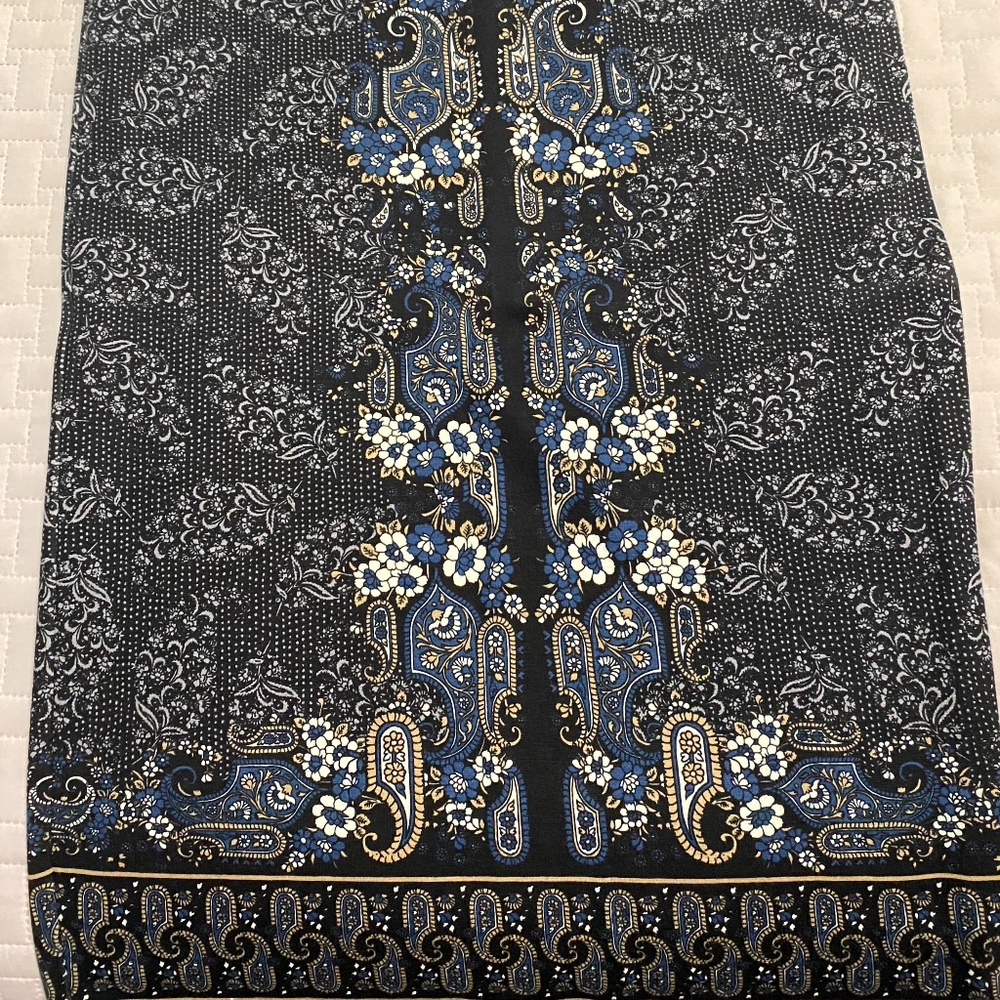 Long cotton fitted Skirt